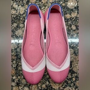 Rothy’s Pink Captoe Ballet Flats